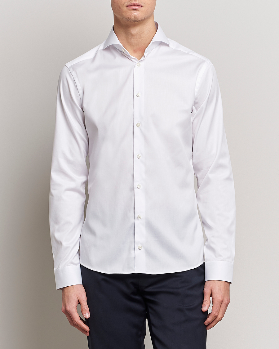 Mies | Viralliset | Eton | Super Slim Fit Shirt Cutaway White
