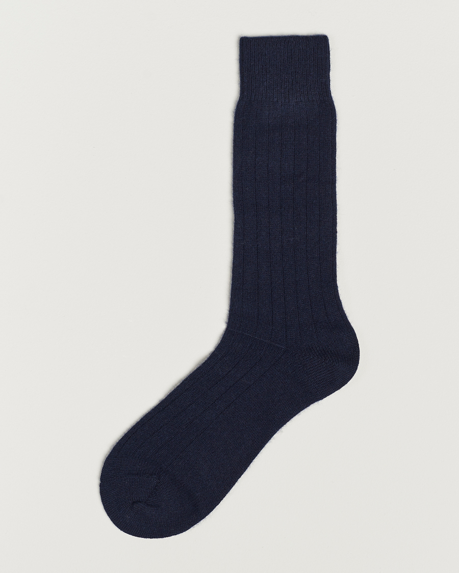 Miehet |  | Pantherella | Waddington Cashmere Sock Navy
