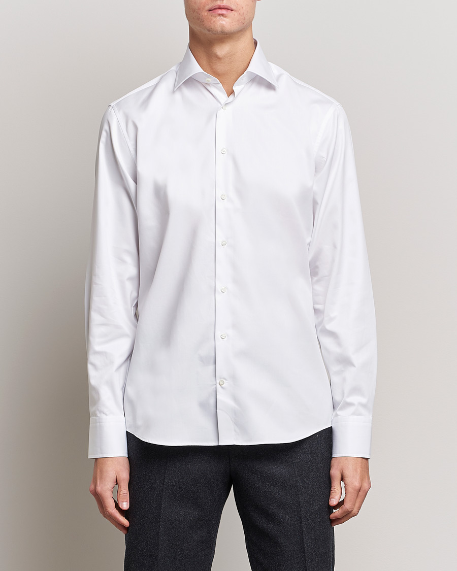 Mies | Kauluspaidat | Stenströms | Fitted Body Shirt White