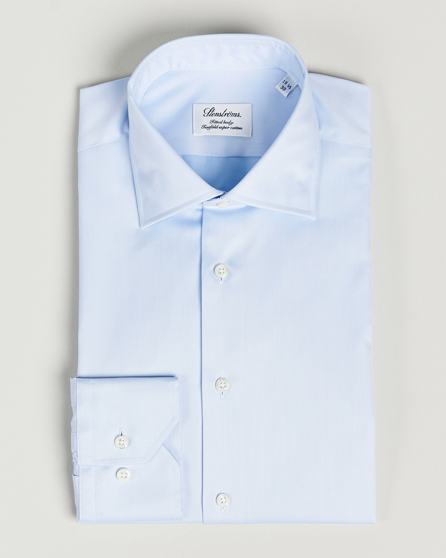 Mies |  | Stenströms | Fitted Body Shirt Blue