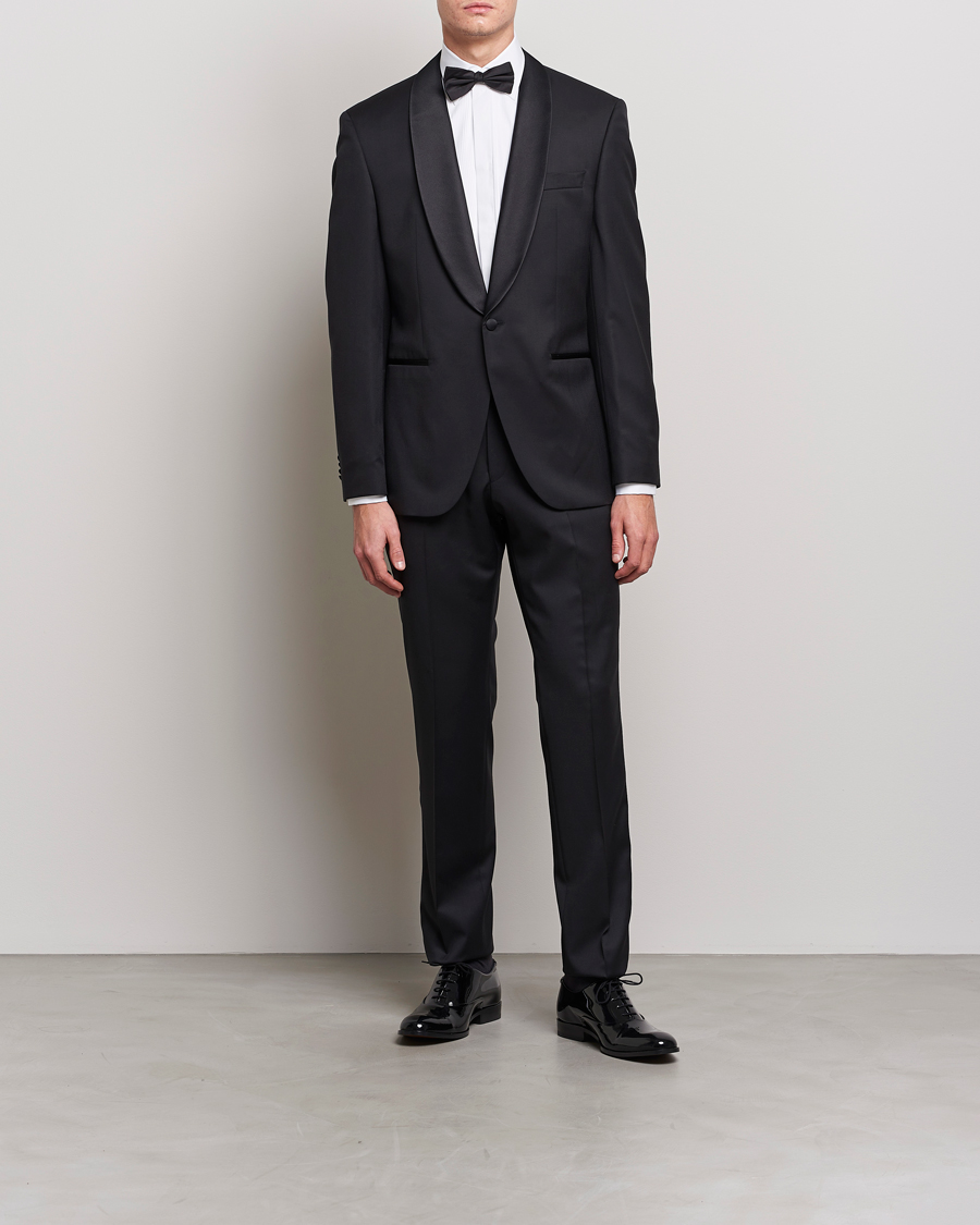 Mies | Kauluspaidat | Stenströms | Slimline Smoking Shirt White