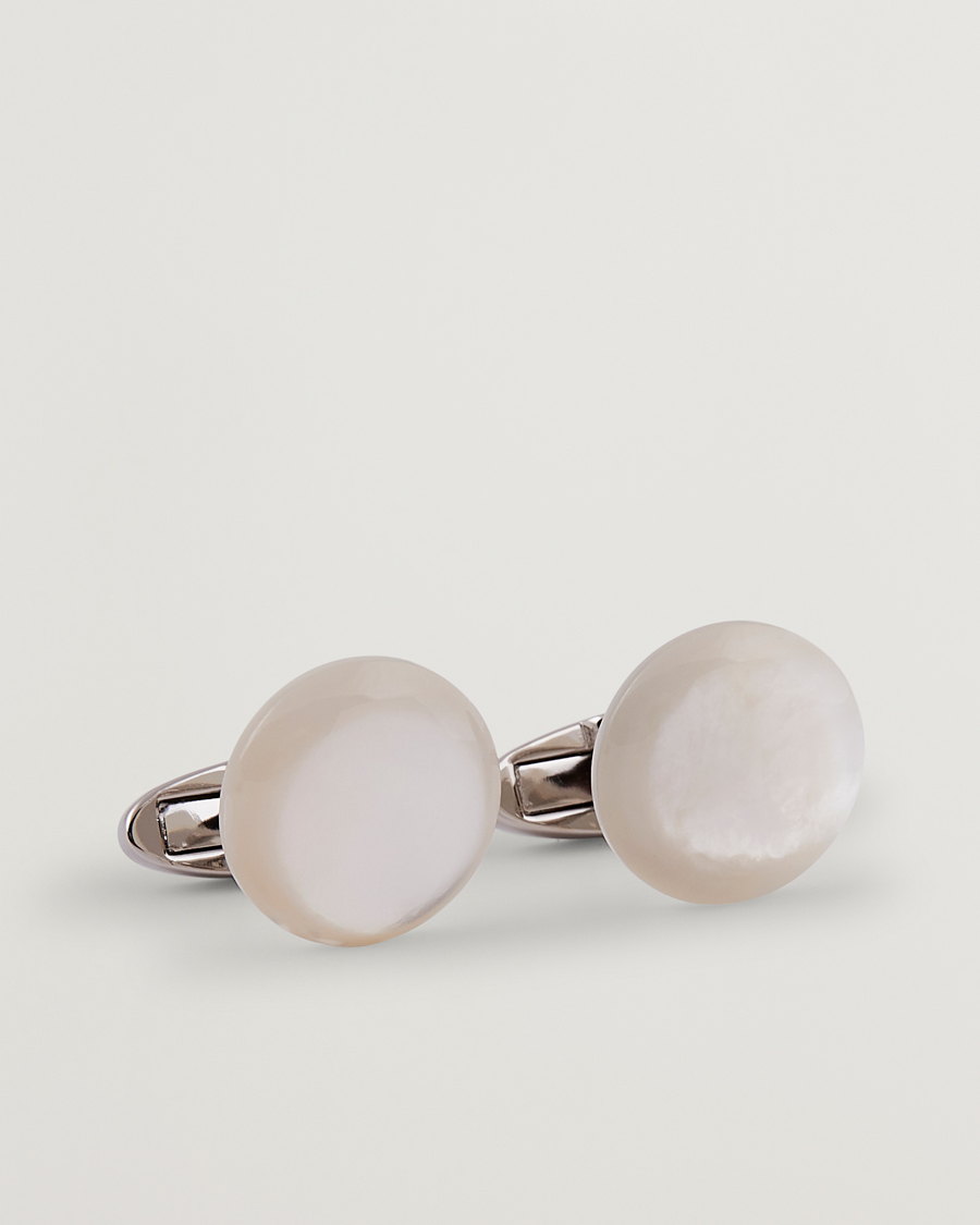 Mies | Kalvosinnapit | Stenströms | Mother of Pearl Cufflink White