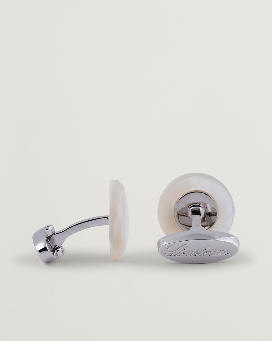 Mies | Kalvosinnapit | Stenströms | Mother of Pearl Cufflink White