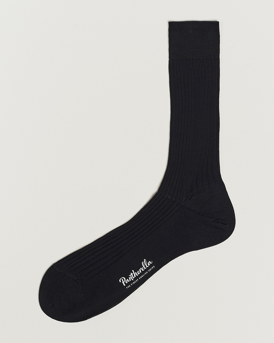 Mies | Alusvaatteet | Pantherella | Vale Cotton Socks Black