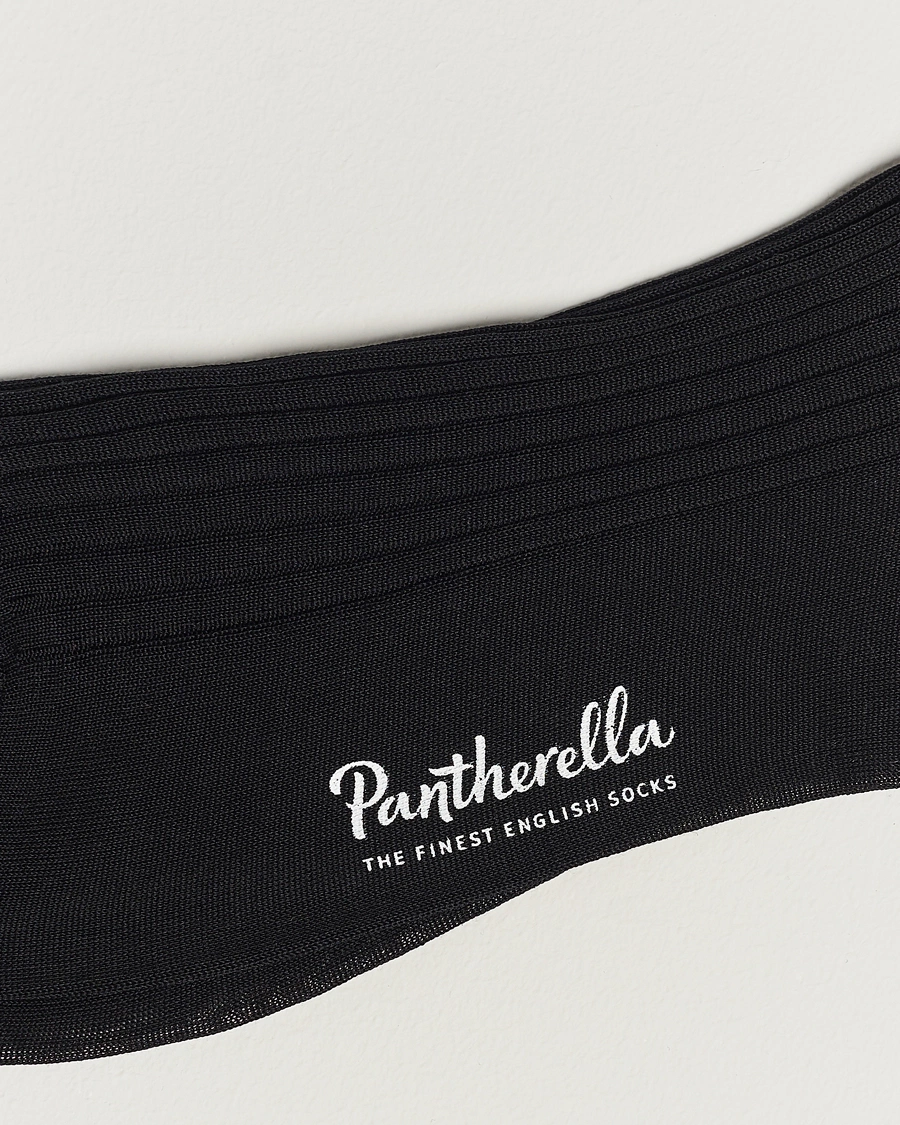 Mies |  | Pantherella | Vale Cotton Socks Black