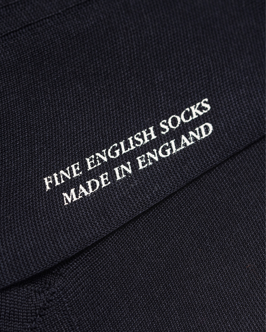 Mies | Alusvaatteet | Pantherella | Vale Cotton Socks Navy