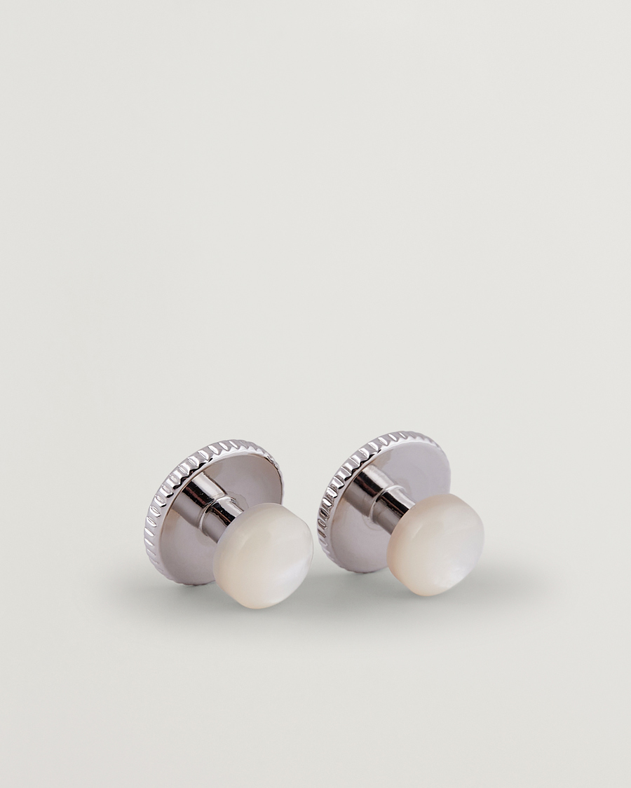 Mies | Stenströms Shirt Studs White | Stenströms | Shirt Studs White