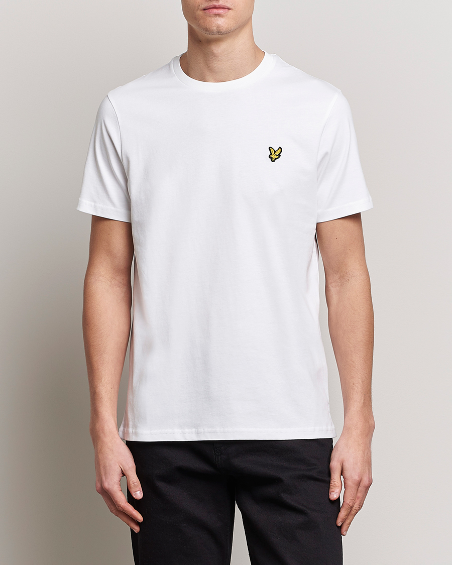 Mies | Valkoiset t-paidat | Lyle & Scott | Cotton Crew Neck T-Shirt White
