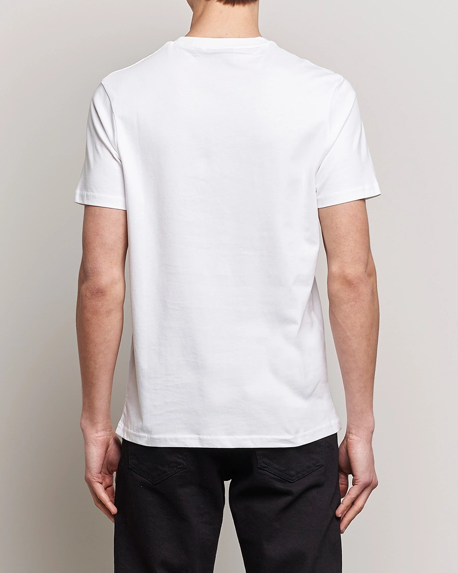 Mies | T-paidat | Lyle & Scott | Plain Crew Neck Cotton T-Shirt White