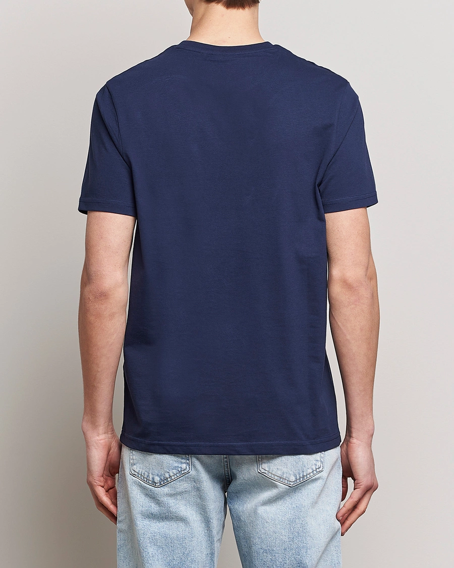 Mies | T-paidat | Lyle & Scott | Crew Neck Organic Cotton T-Shirt Dark Navy