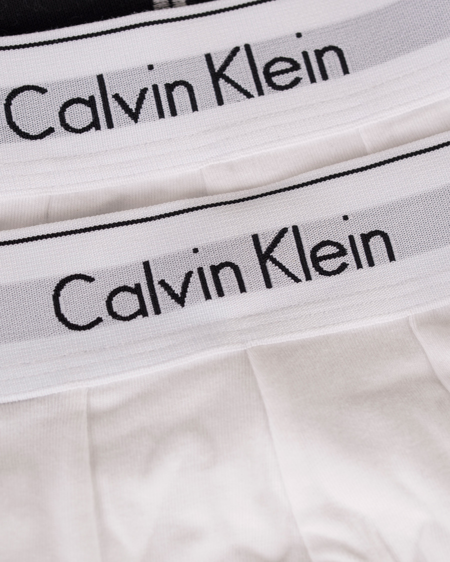 Mies | Alusvaatteet | Calvin Klein | Modern Cotton Stretch Trunk 2-Pack White