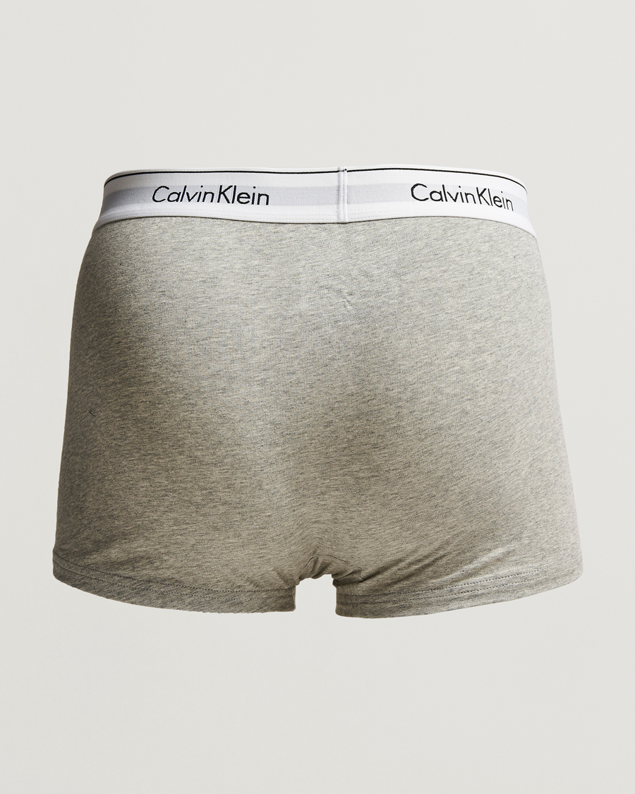 Mies | Alusvaatteet | Calvin Klein | Modern Cotton Stretch Trunk Heather Grey/Black