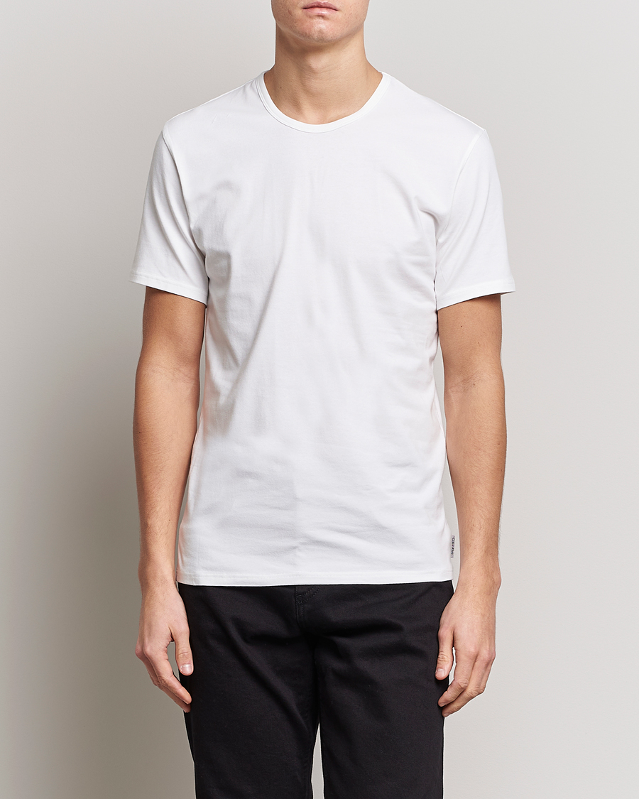 Mies | Lyhythihaiset t-paidat | Calvin Klein | Cotton Crew Neck Tee 2- Pack White