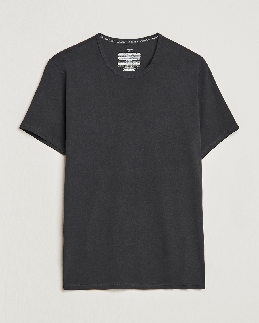 Mies | Mustat t-paidat | Calvin Klein | Cotton Crew Neck Tee 2- Pack Black