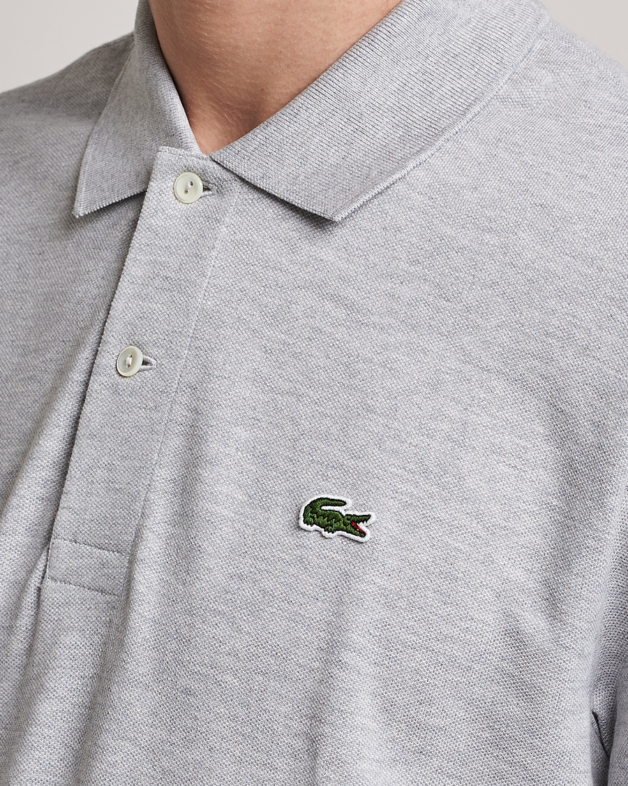 Mies | Pikeet | Lacoste | Original Long Sleeve Polo Piké Silver Chine