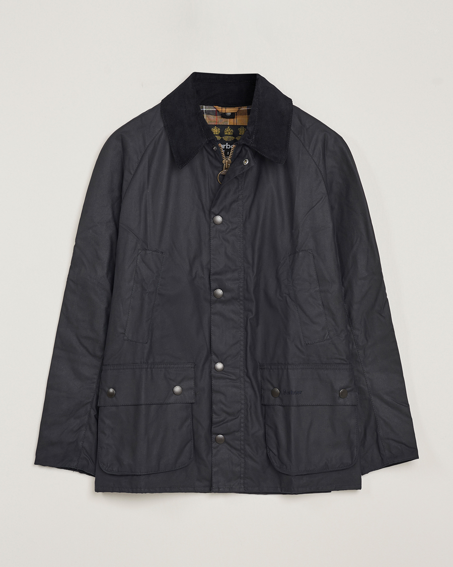 Miehet | | Barbour Lifestyle | Ashby Wax Jacket Navy