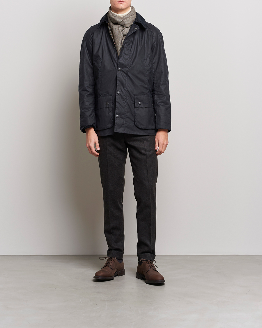 Mies |  | Barbour Lifestyle | Ashby Wax Jacket Navy