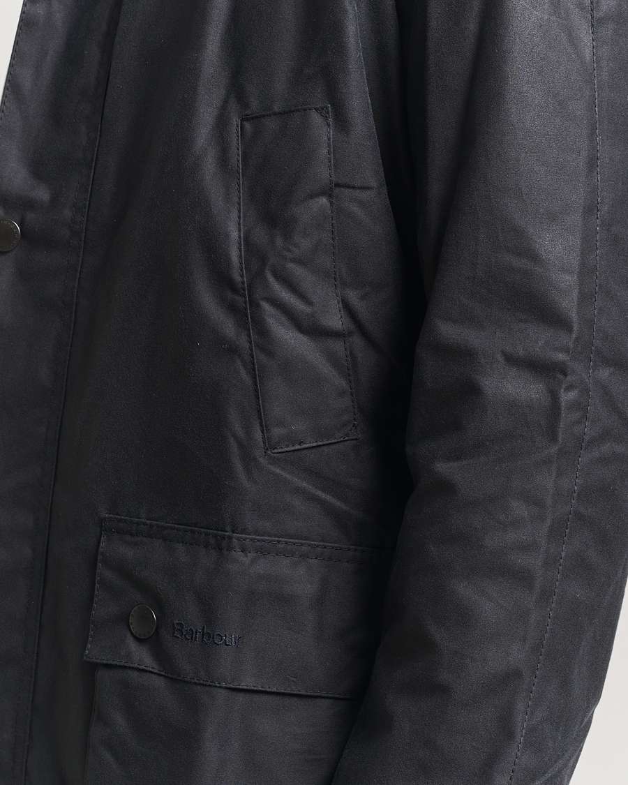 Mies | Takit | Barbour Lifestyle | Ashby Wax Jacket Navy