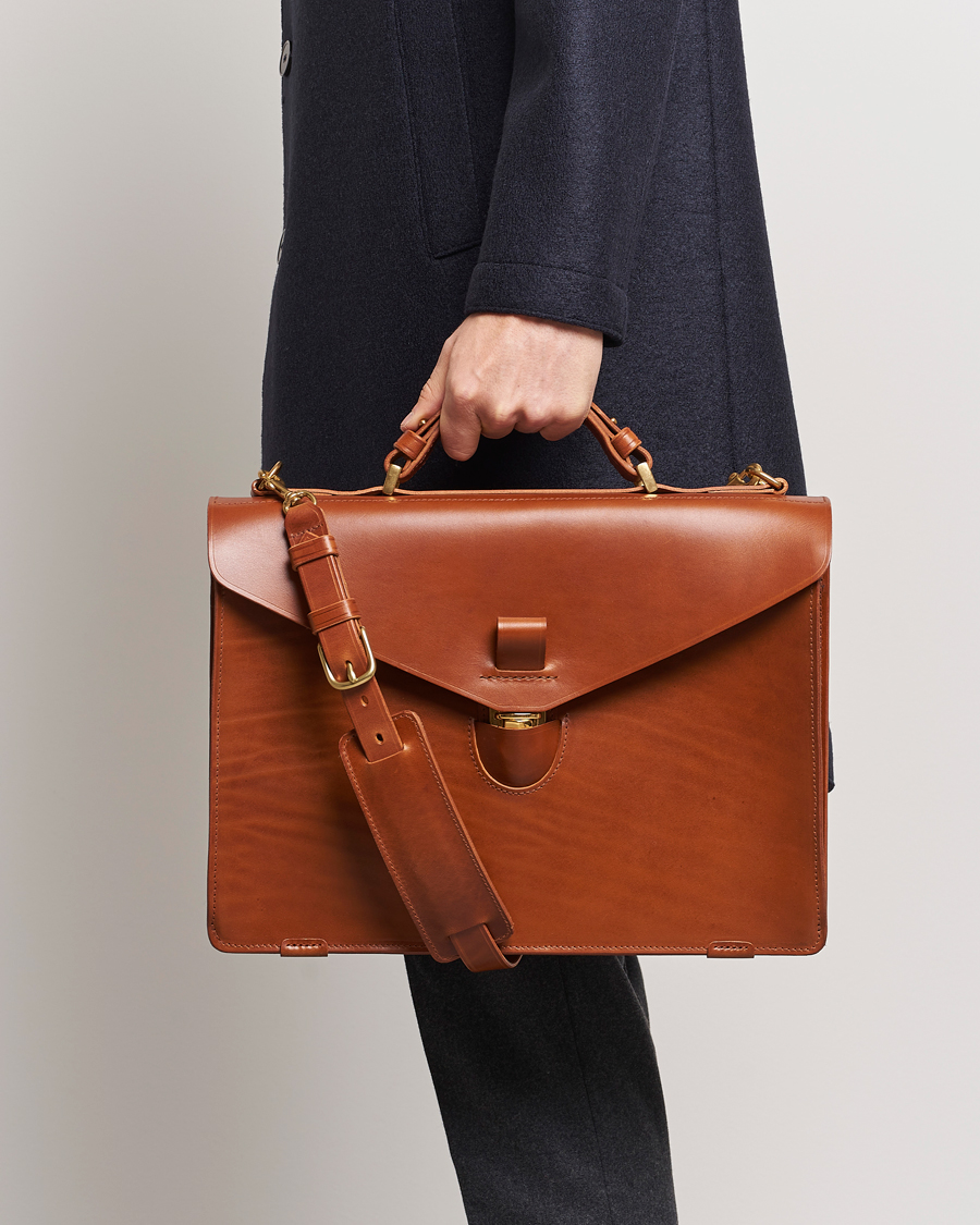 Mies | Laukut | Tärnsjö Garveri | TG1873 Briefcase Cognac