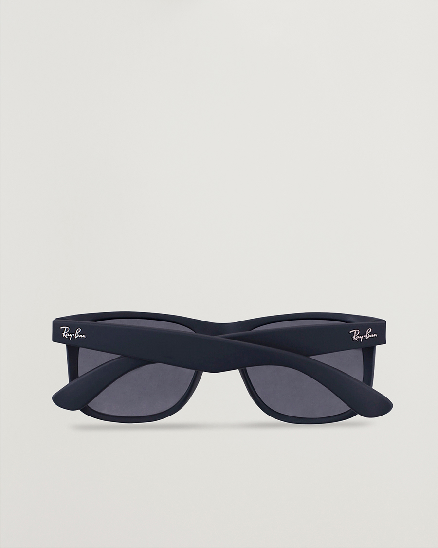 Mies | Aurinkolasit | Ray-Ban | 0RB4165 Justin Polarized Wayfarer Sunglasses Black/Grey