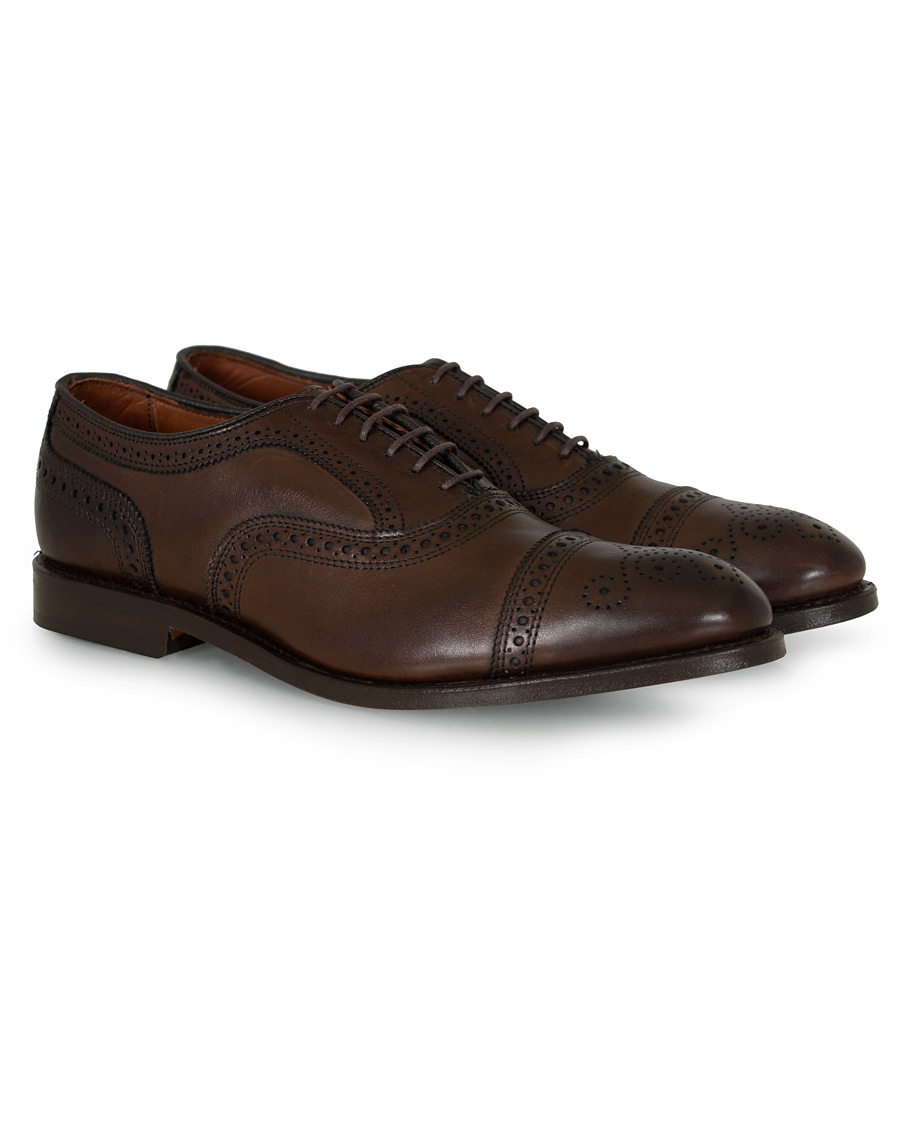 Mies | Allen Edmonds Strand Brogue Dark Brown Calf | Allen Edmonds | Strand Brogue Dark Brown Calf