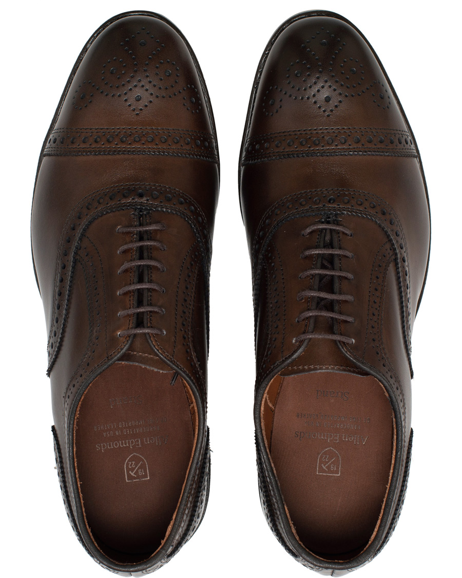 Mies | Allen Edmonds Strand Brogue Dark Brown Calf | Allen Edmonds | Strand Brogue Dark Brown Calf