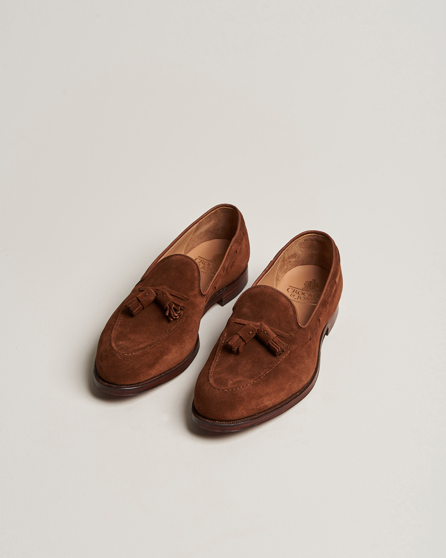 Mies | Käsintehdyt kengät | Crockett & Jones | Cavendish Tassel Loafer Polo Suede