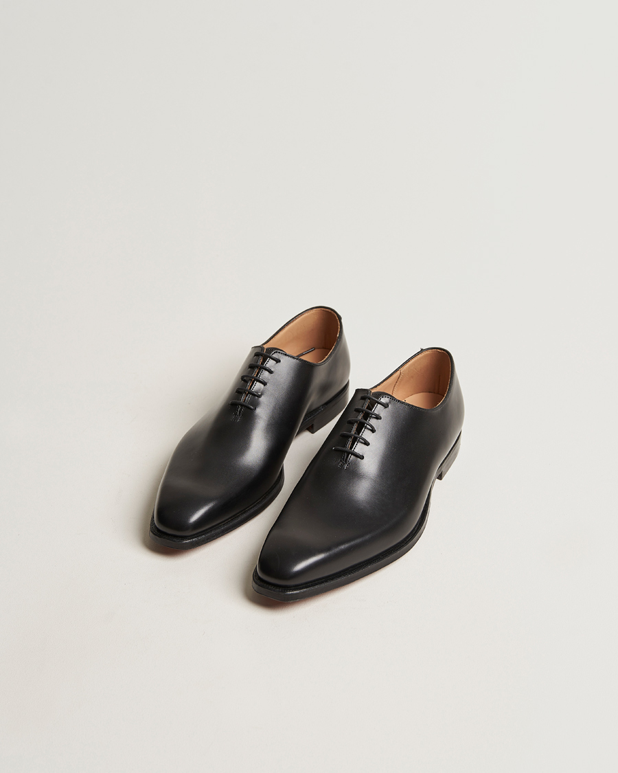 Mies | Oxford-kengät | Crockett & Jones | Alex Wholecut Oxford Black Calf