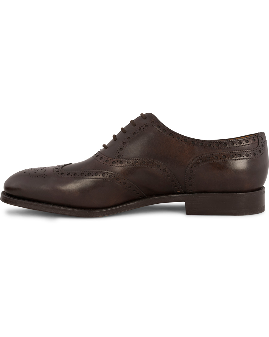 Mies | John Lobb Stowey Brogue Dark Brown Misty Calf | John Lobb | Stowey Brogue Dark Brown Misty Calf