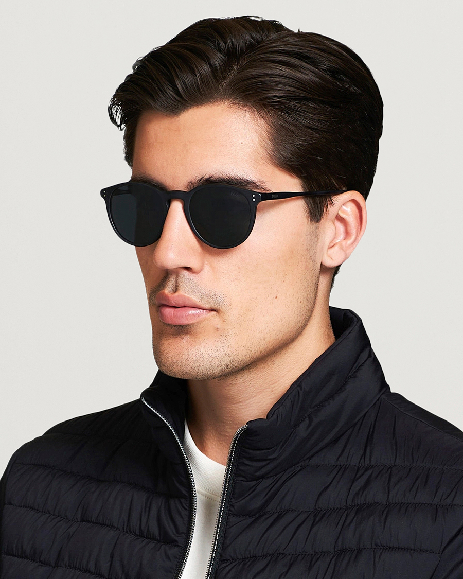 Mies | Aurinkolasit | Polo Ralph Lauren | 0PH4110 Round Sunglasses Matte Black