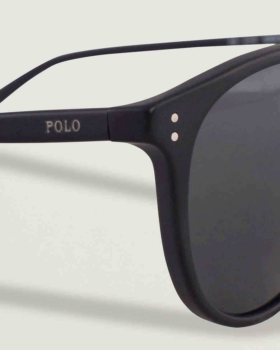 Mies | Aurinkolasit | Polo Ralph Lauren | 0PH4110 Round Sunglasses Matte Black