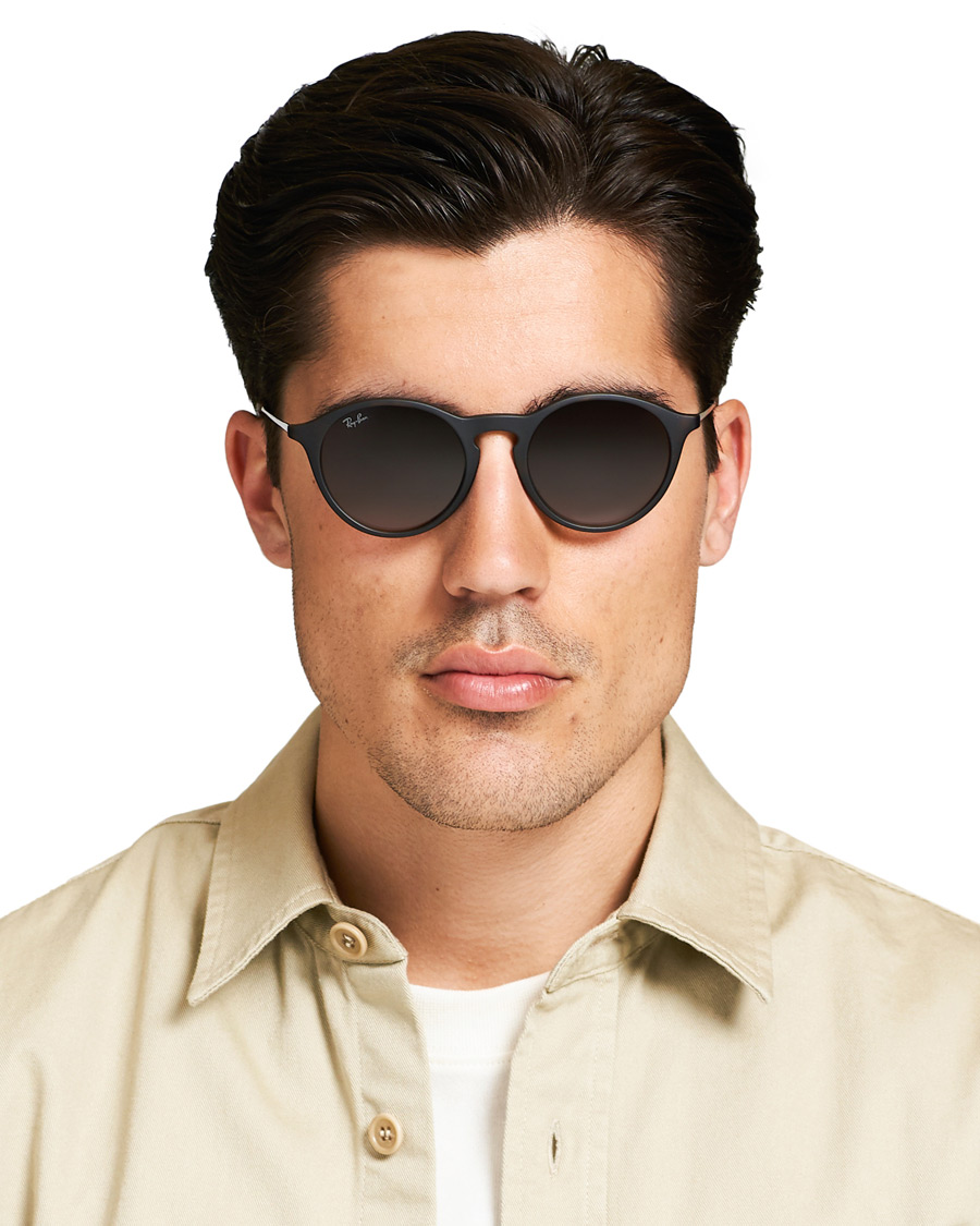 Mies | Aurinkolasit | Ray-Ban | 0RB4243 Round Sunglasses Rubber Havana
