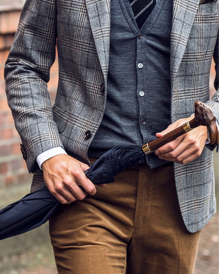 Mies | Sateenvarjot | Fox Umbrellas | Brown Rabbit Umbrella Navy