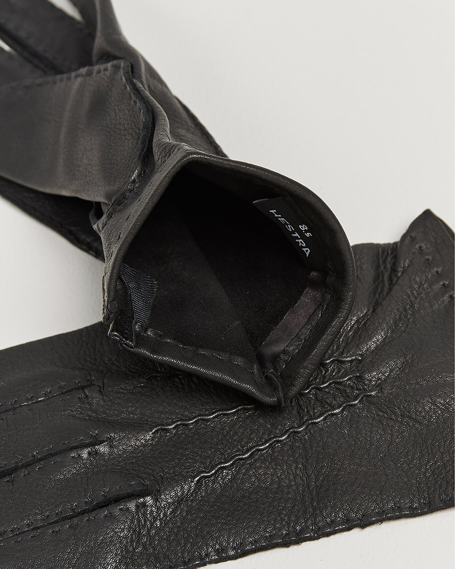 Mies | Käsineet | Hestra | Henry Unlined Deerskin Glove Black