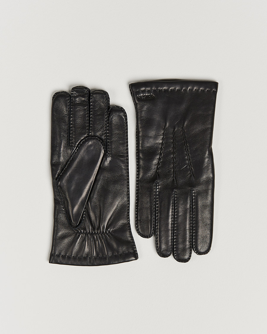 Mies |  | Hestra | Edward Wool Liner Glove Black