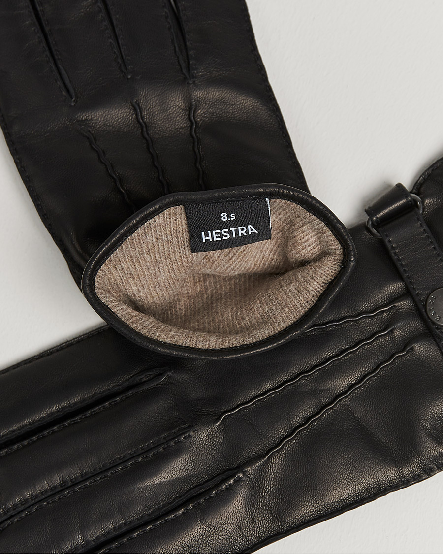 Mies | Käsineet | Hestra | Jake Wool Lined Buckle Glove Black