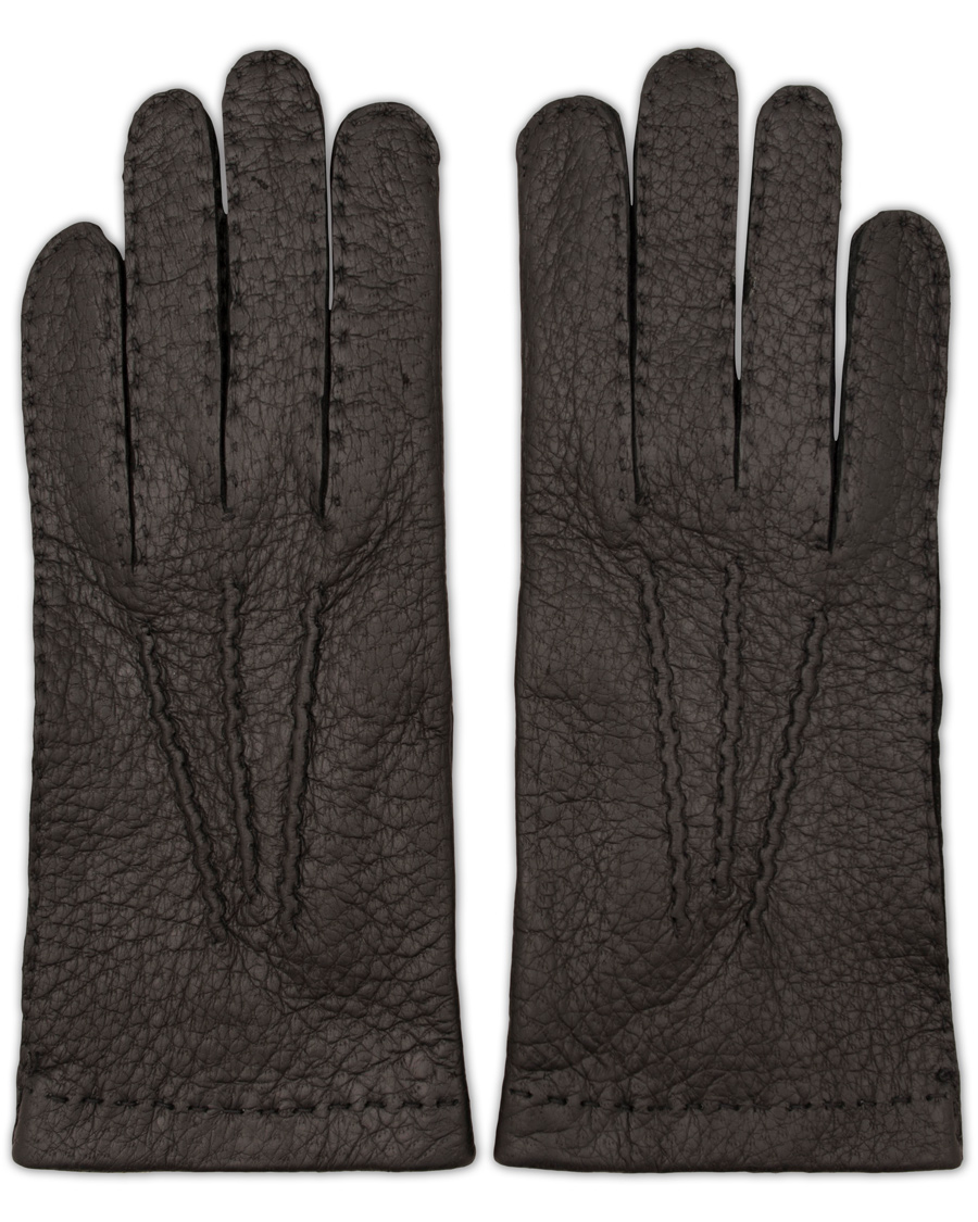 Mies | Käsineet | Hestra | Peccary Handsewn Unlined Glove Black
