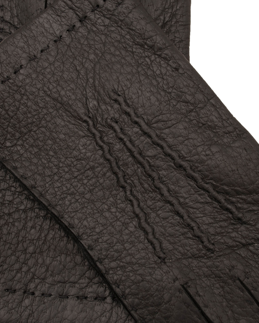 Mies | Hestra Peccary Handsewn Unlined Glove Black | Hestra | Peccary Handsewn Unlined Glove Black