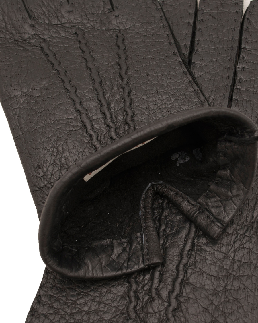 Mies | Hestra Peccary Handsewn Unlined Glove Black | Hestra | Peccary Handsewn Unlined Glove Black