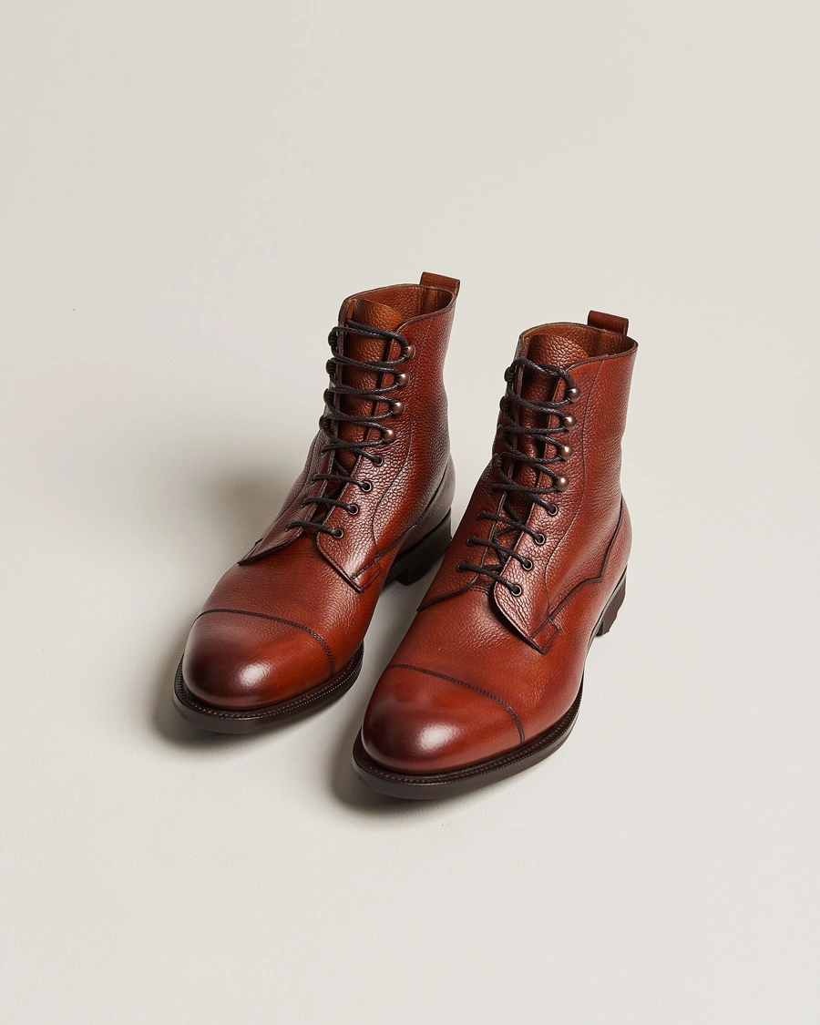 Mies | Käsintehdyt kengät | Edward Green | Galway Ridgeway Boot Rosewood Country Calf
