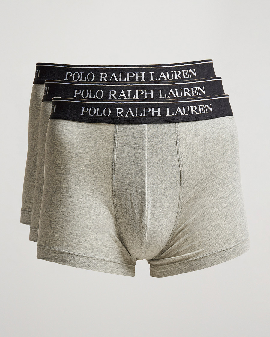Miehet |  | Polo Ralph Lauren | 3-Pack Trunk Andover Heather Grey