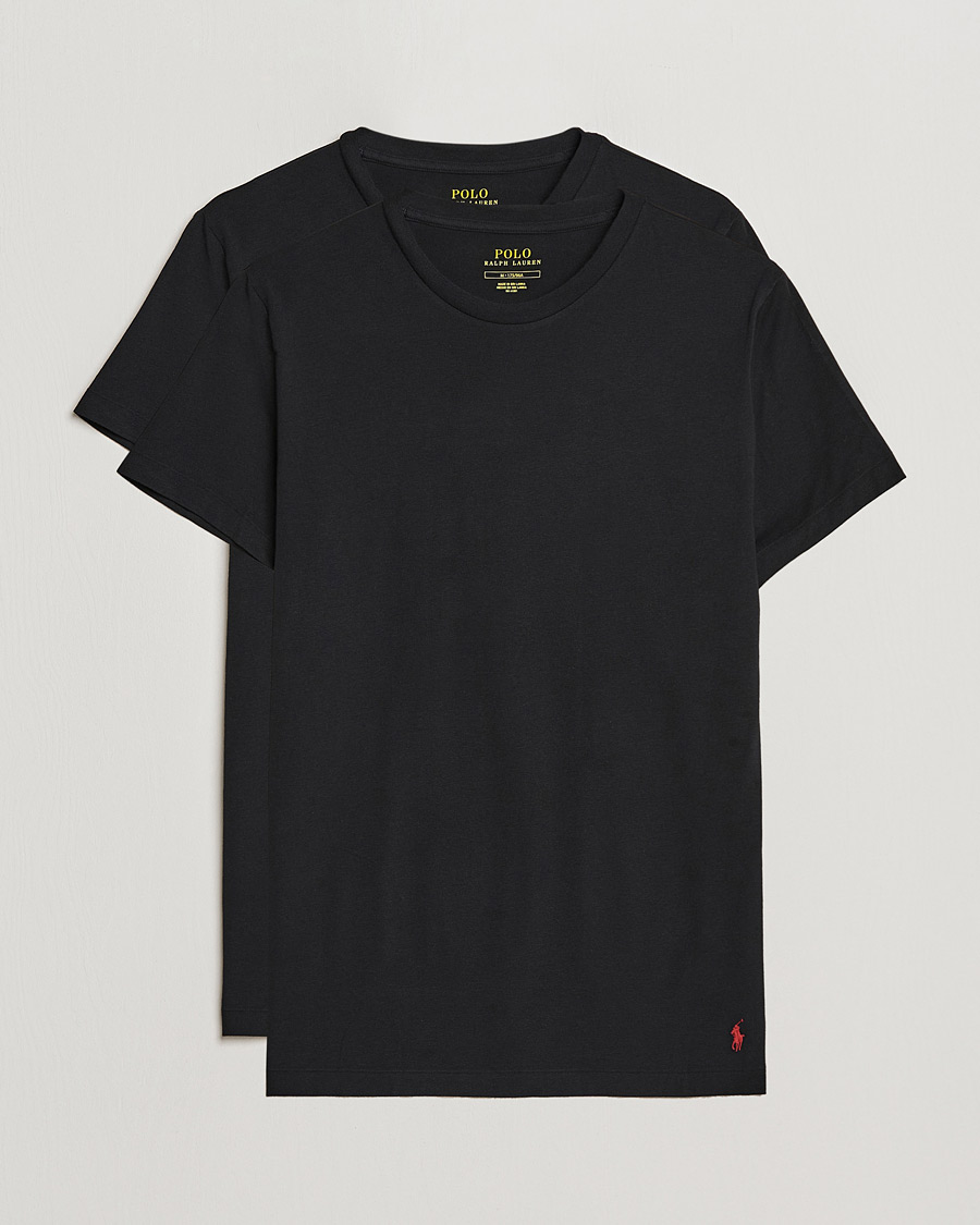 Mies | T-paidat | Polo Ralph Lauren | 2-Pack Cotton Stretch Polo Black
