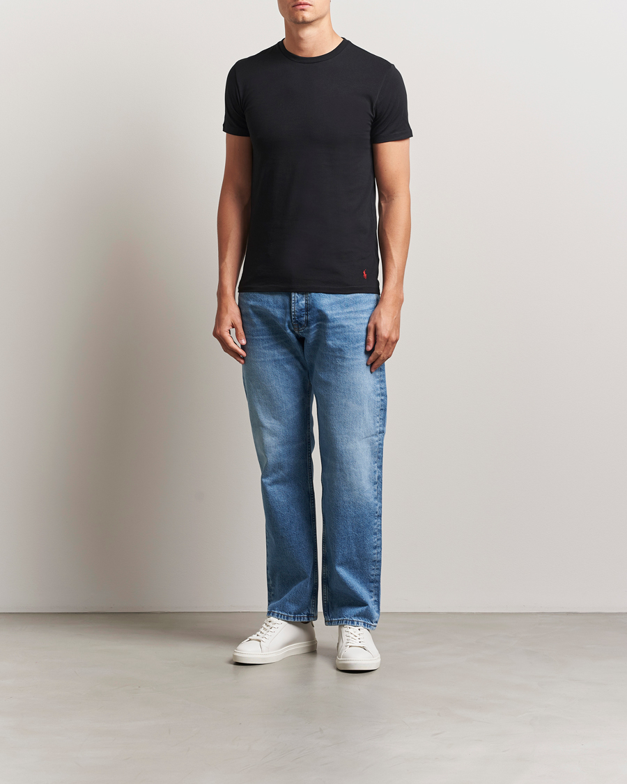 Mies | T-paidat | Polo Ralph Lauren | 2-Pack Cotton Stretch T-Shirt Black