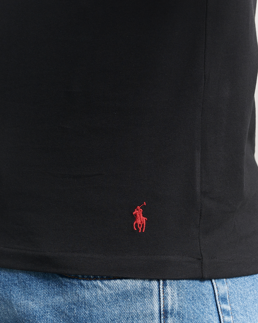 Mies | T-paidat | Polo Ralph Lauren | 2-Pack Cotton Stretch T-Shirt Black