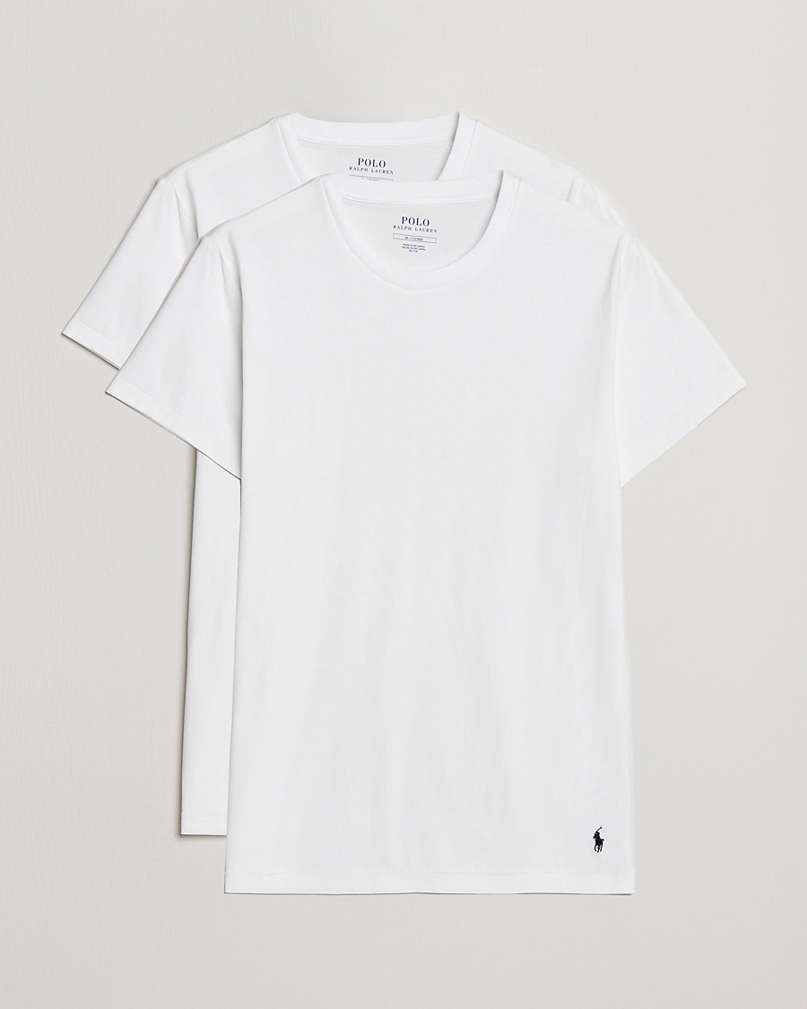 Mies | T-paidat | Polo Ralph Lauren | 2-Pack Cotton Stretch T-Shirt White