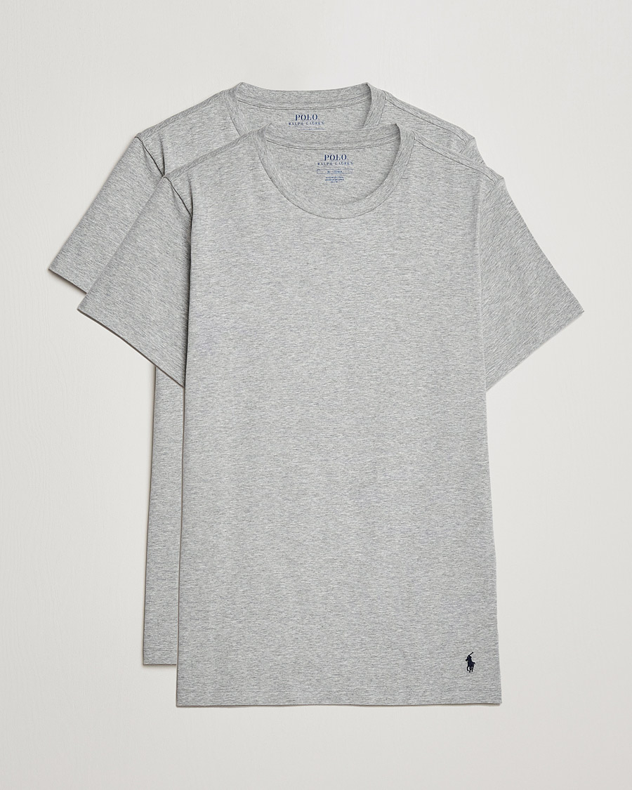 Mies | T-paidat | Polo Ralph Lauren | 2-Pack Cotton Stretch T-Shirt Andover Heather