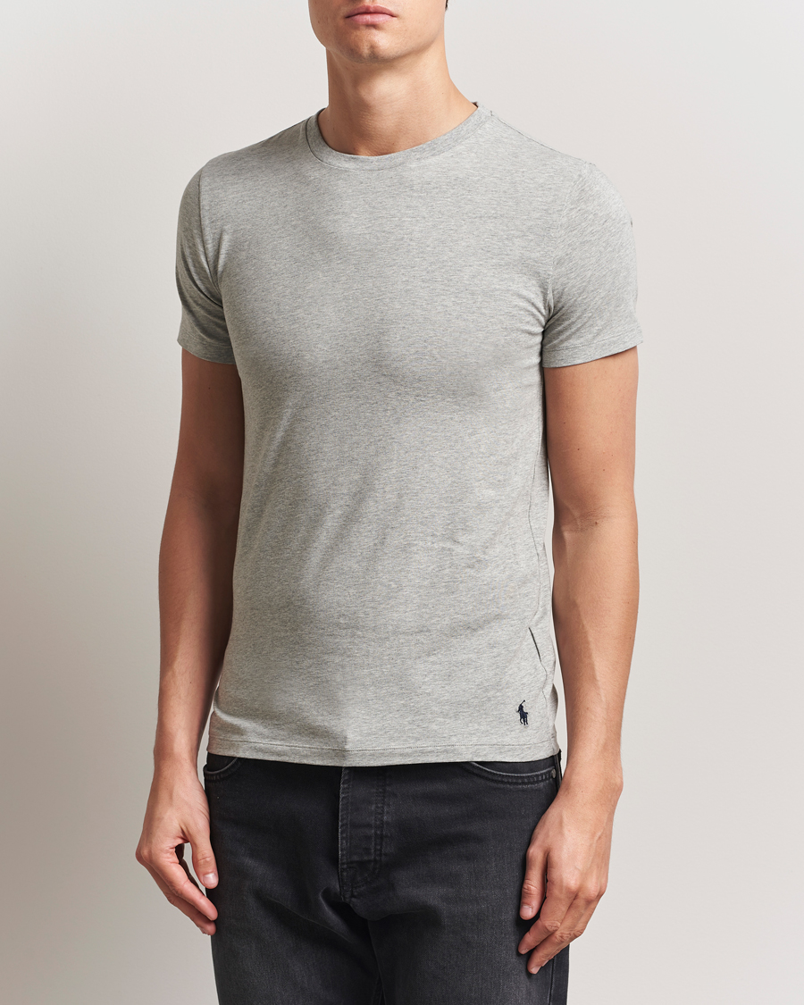 Mies | T-paidat | Polo Ralph Lauren | 2-Pack Cotton Stretch T-Shirt Andover Heather