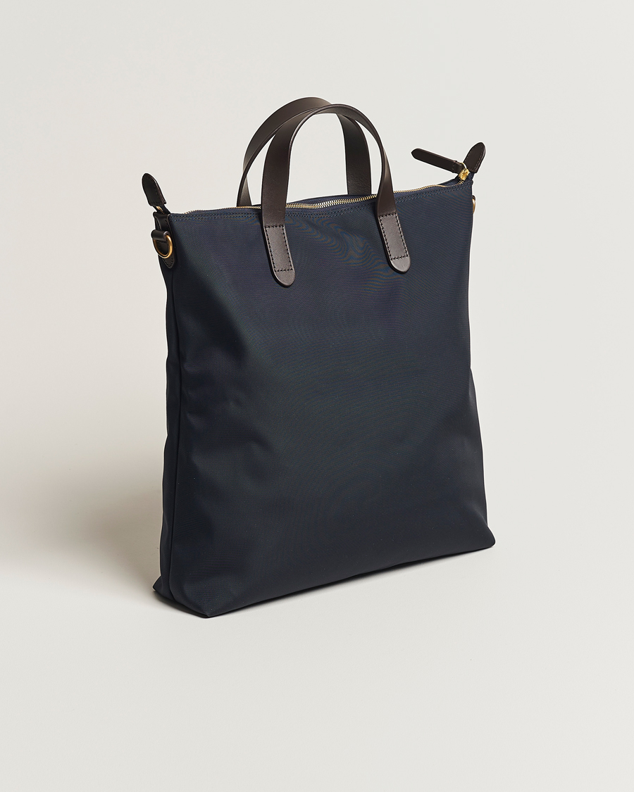Mies | Laukut | Mismo | M/S Canvas Shopper Navy/Dark Brown