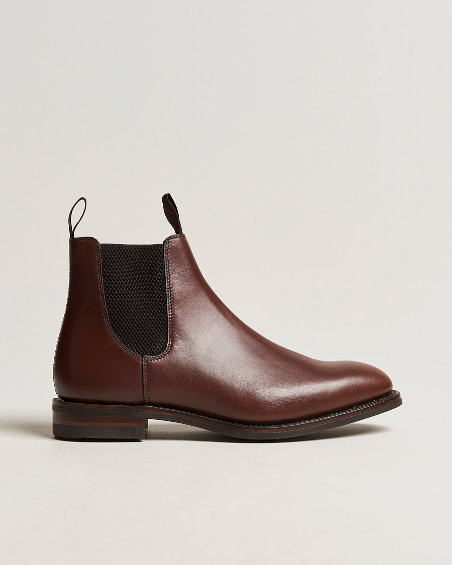Mies |  | Loake 1880 | Chatsworth Chelsea Boot Brown Waxy Leather