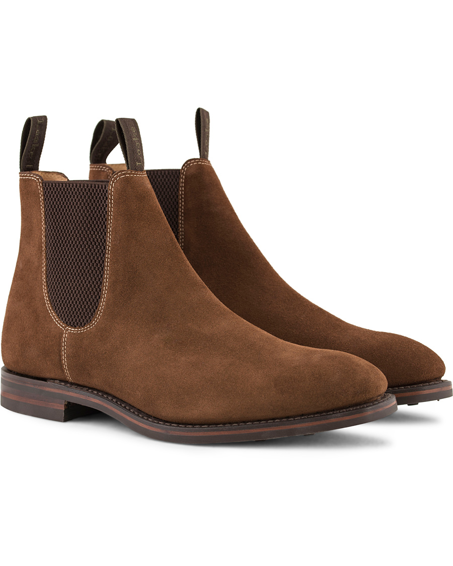 Mies | Loake 1880 Chatsworth Chelsea Boot Brown Suede | Loake 1880 | Chatsworth Chelsea Boot Brown Suede